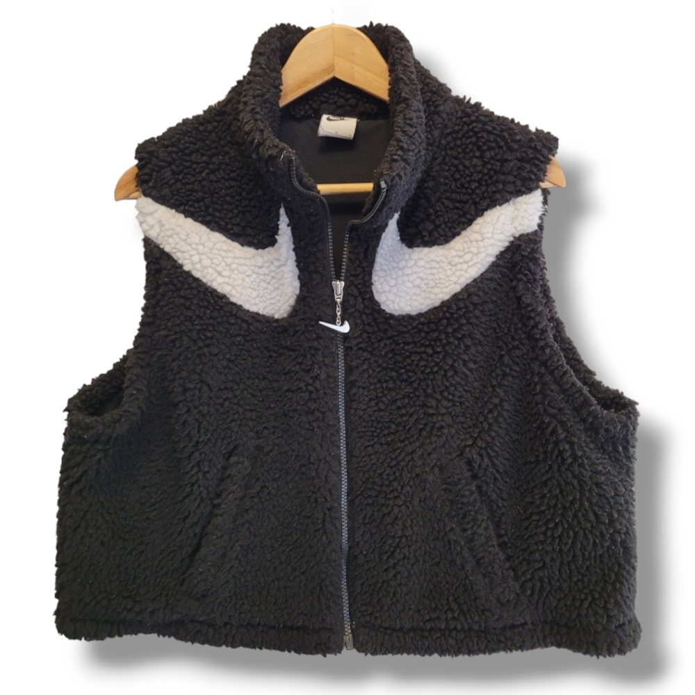 Nike Sportswear Swoosh Women's Fleece Vest Large Gem